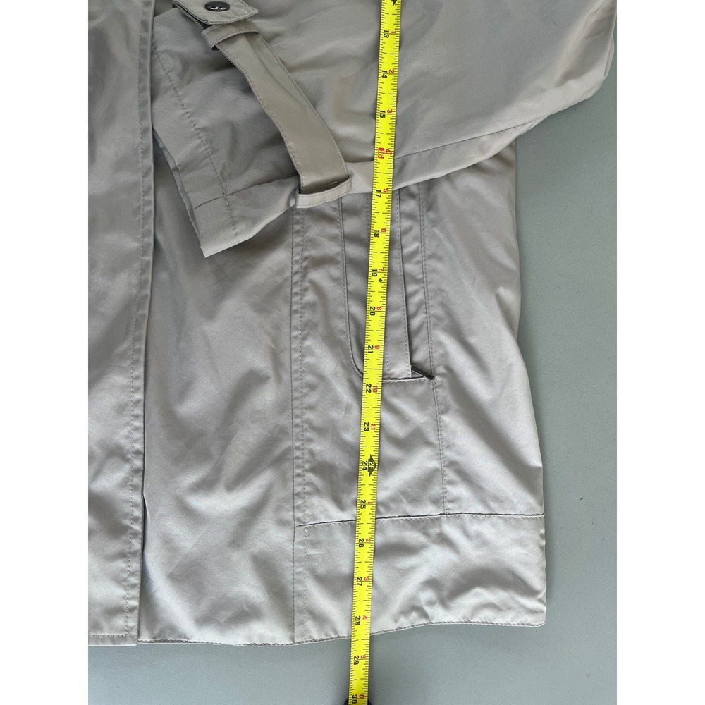 Orvis Pack & Go Women's Raincoat Stowaway Hood Full Zip Drawstring Waist - Picture 6 of 7